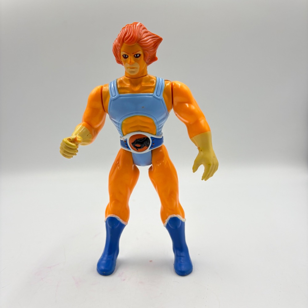 LJN Lion-O Action Figure Thundercats 7" Orange Blue 1985 Vintage Good Condition
